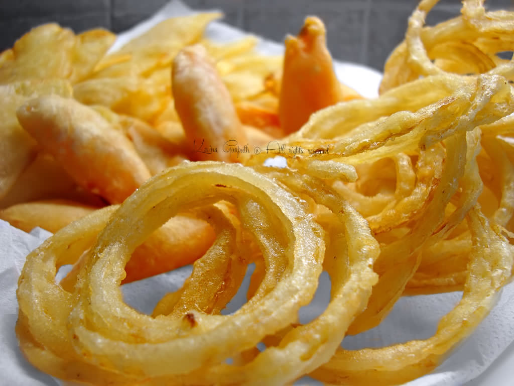 anelli di cipolla fritti