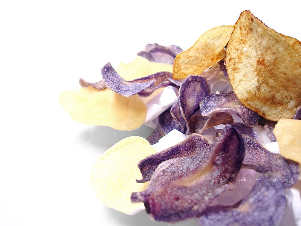 patate viola fritte