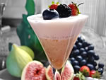 bicchiere yogurt frutta