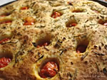 focaccia e pomodorini