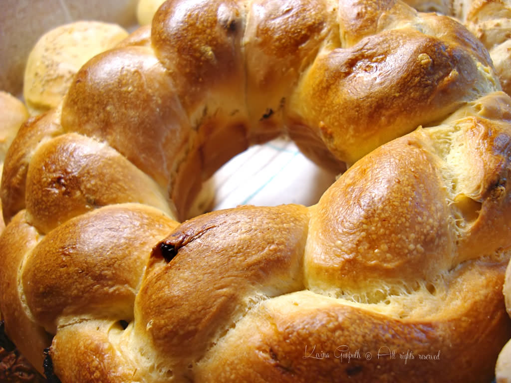 treccia di pane