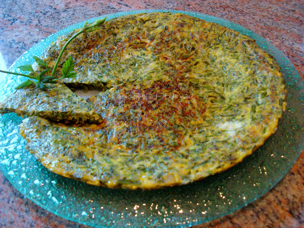 frittata di bruscandoli